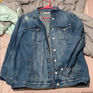 Madewell oversized denim jacket